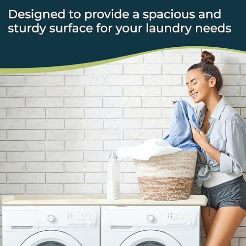 image for RELODECOR Washer and Dryer Countertop with Non-Slip Mat - Laundry Coun