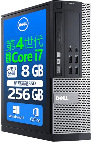 yςݕiz DELL fXNgbvp\R PC 3020/7020/9020 SFF4 Core-i7 Windows11 MS & Office 2019 WIFI LAN \ DVD DisplayPort܂HDMI }`