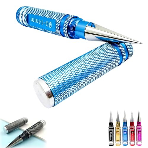 Multipurpose Manual Hole Punch, Steel Metal 0-14mm Hole Puncher Reamer,