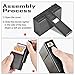 LORWING Cigarette Case Module with Electric Lighter Separable for 20pcs Cigarettes King Size, NOT FIT 100'S
