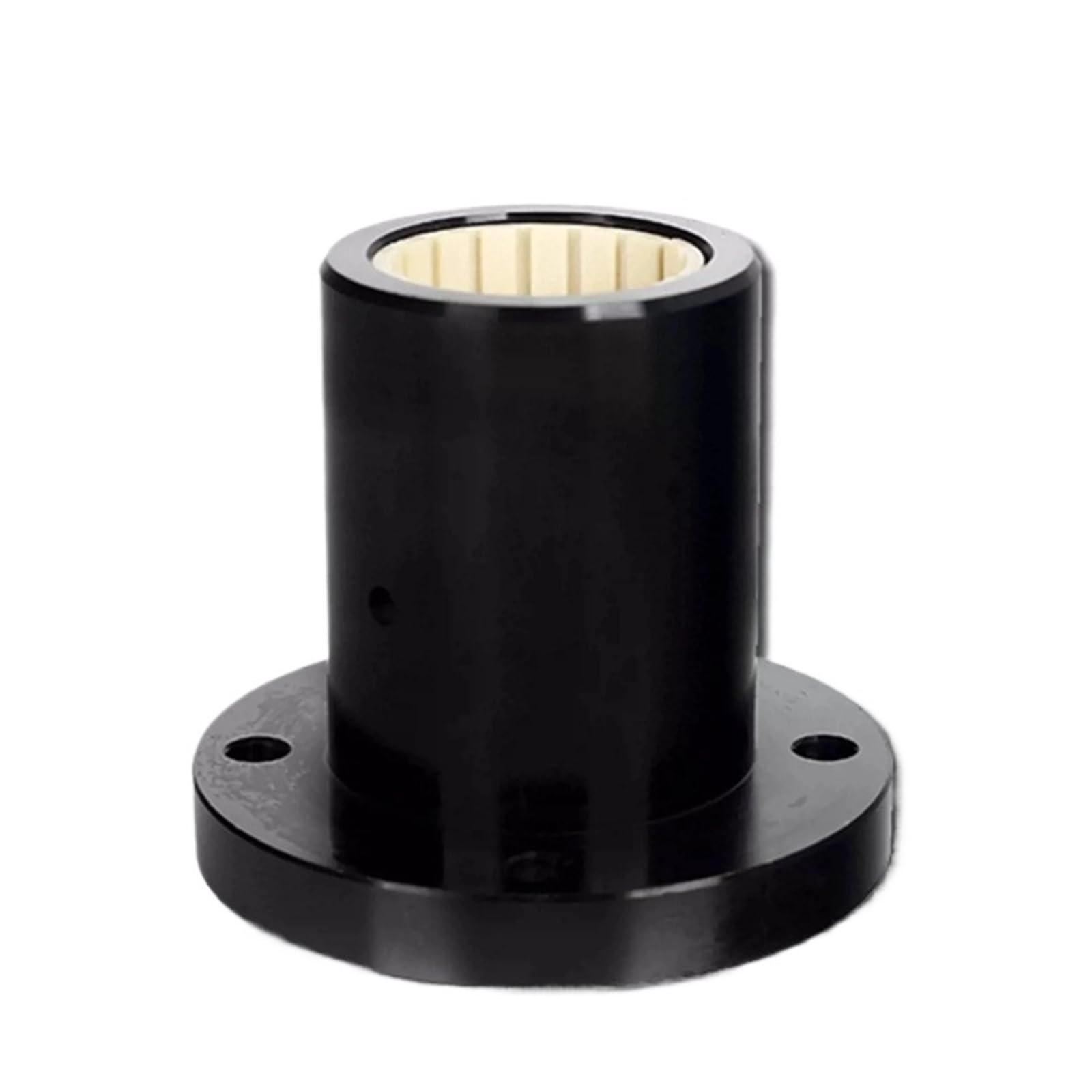 Rodamiento Lineal de Brida Cuadrada/Redonda de Aluminio de plástico de ingeniería LMK/LMF10/12/16/20UU (1 Unidad)(Round Flange LMF)