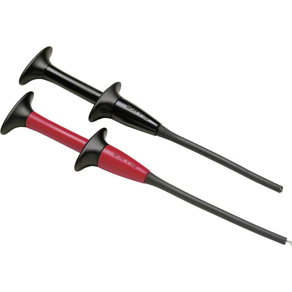 Fluke AC283A Kit pinzas de cocodrilo aisladas Toma 4 mm CAT IV 600 V, CAT III 1000 V Rojo, Negro