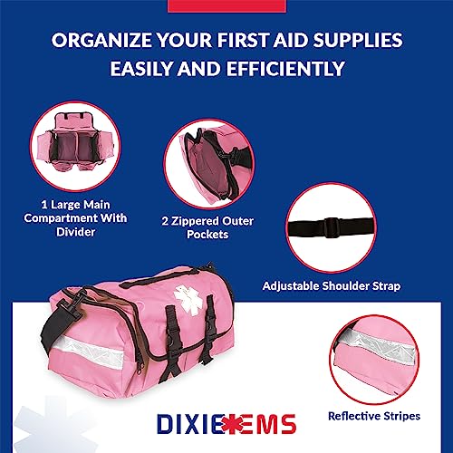 Image of Dixigear First Responder On Call Trauma Bag W /Reflectors (Pink)