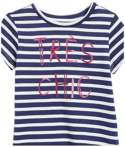 Image of Amazon Essentials Girls and Toddlers' Short-Sleeve and Sleeveless Tunic Tops (Previously Spotted Zebra)