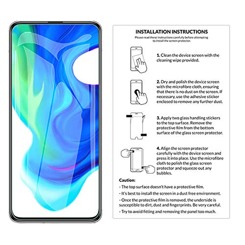 Aerku Pellicola Vetro Temperato per Xiaomi Redmi K30 PRO/Poco F2 PRO[2 Pezzi], 2.5D Ultra Sottile HD Anti Graffi Trasparente Pellicola Protettiva, Vetro Temperato per Poco F2 PRO(Transparente)