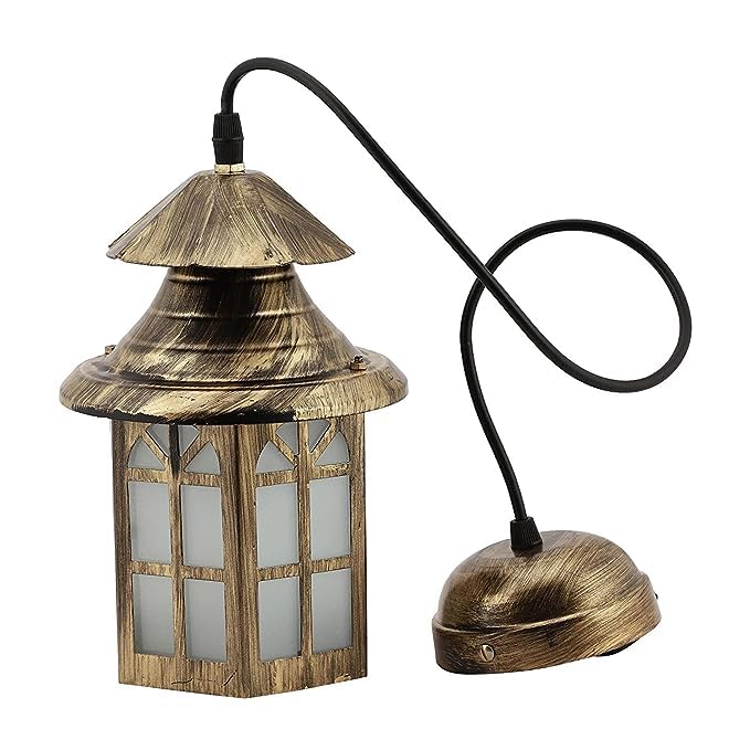 Image of GreyWings Antique Hanging Ceiling Pendant Light Lamp (Color Copper Antique) Pack of 4