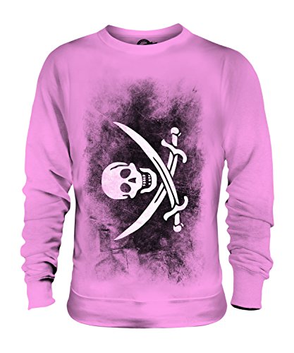 Sweat-shirt homme femme imprimé drapeau corsaire pour un look streetwear urbain