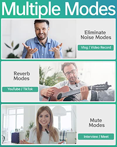 Pasabit K63 Wireless Lavalier Microphone For Iphone Ipad, Lapel Mics Plug-Play 2.4G Ultra-Low Delay Built-In Noise Reduction Chip 36H Working Time For Video Recording Interview Podcast Vlog Youtube thumb #6