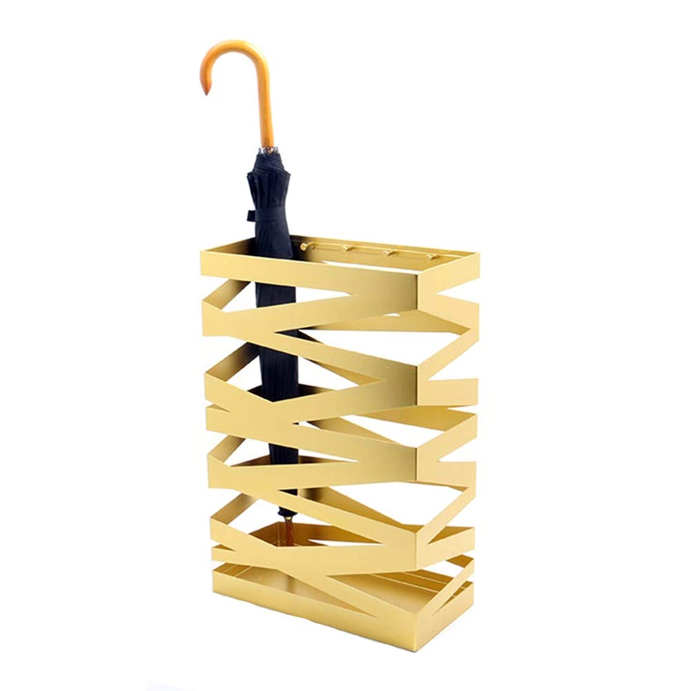 Porte-parapluies en fer forgé pour entrée d'hôtel et bureau 40x20x60cm