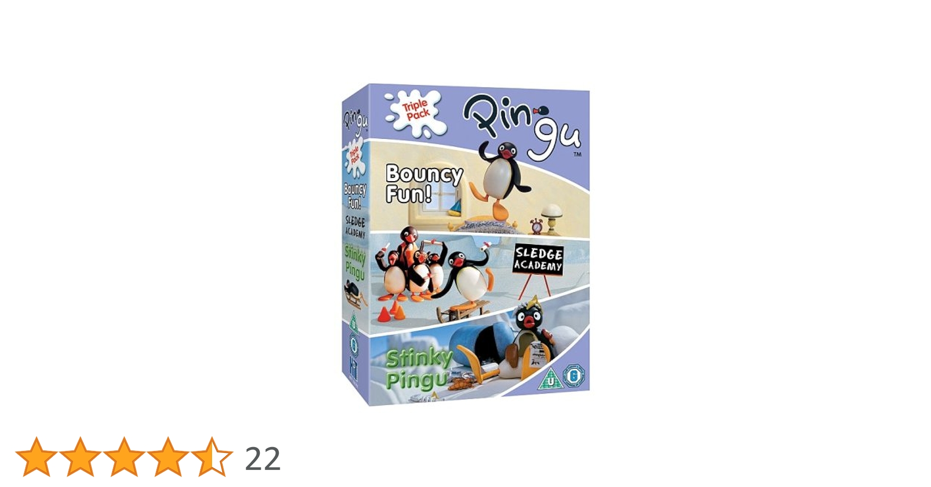 R. S. K. N 　PINGU ~fun! fun! BOX~ DVD Pingu Triple Pack (Bouncy Fun! / Sledge Academy / Stinky