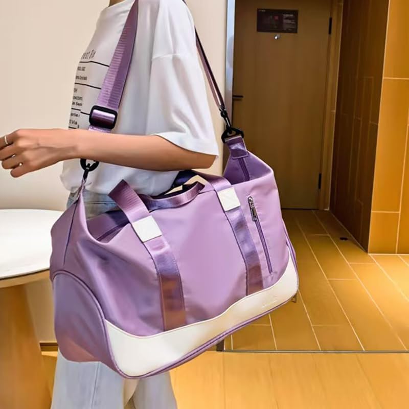 Gym Bag for Mazda CX-8 2024 2025, Multifunction Travel Backpack Dry Wet Shoulder Messenger with Independent Shoes Compartmen Waterproof Tote Bag for Sports Gym Travel,Purple2