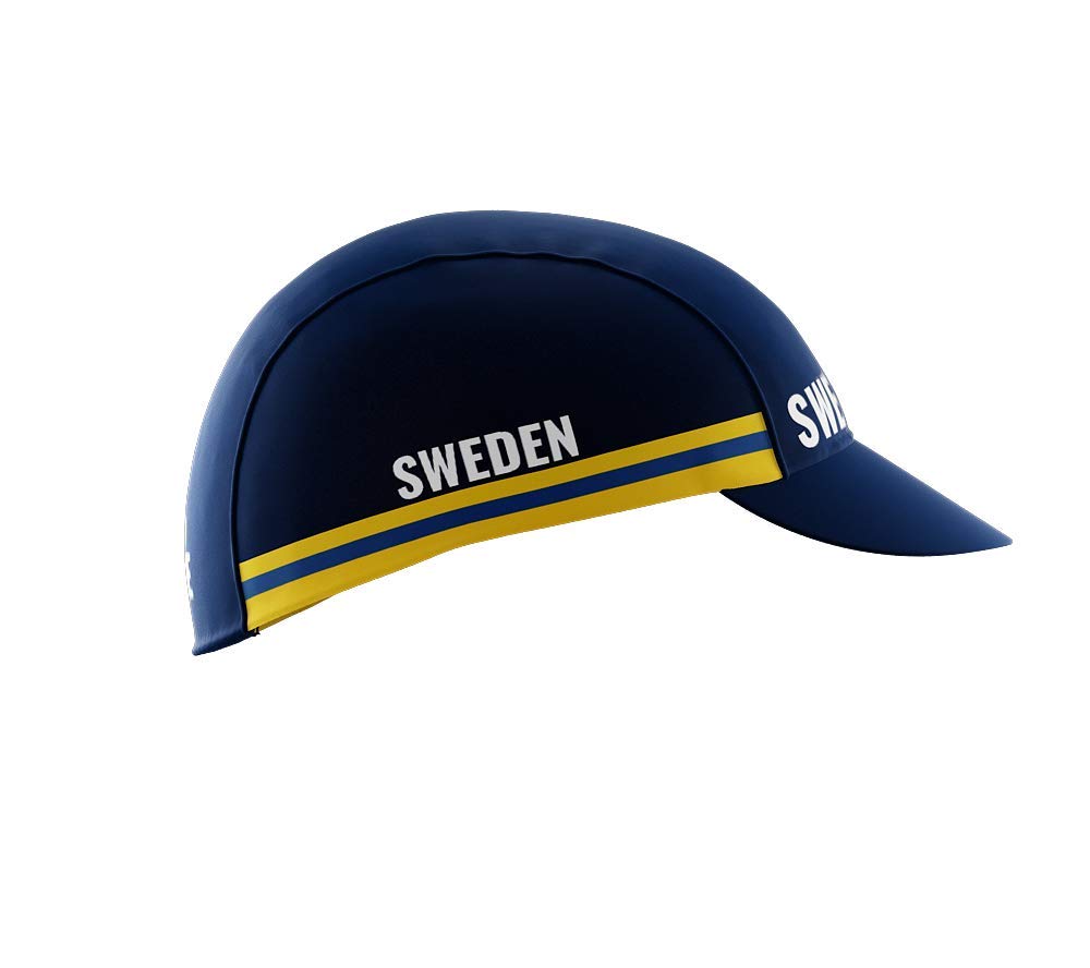 ScudoPro Sweden Blue Code Bike Cycling Cap Road MTB or Running