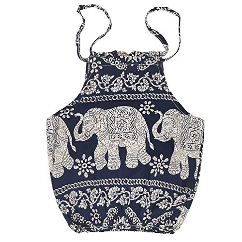 Image of Rysly Baby Girls Boho Elephant Tops Harem Pants 2 Piece Outfits