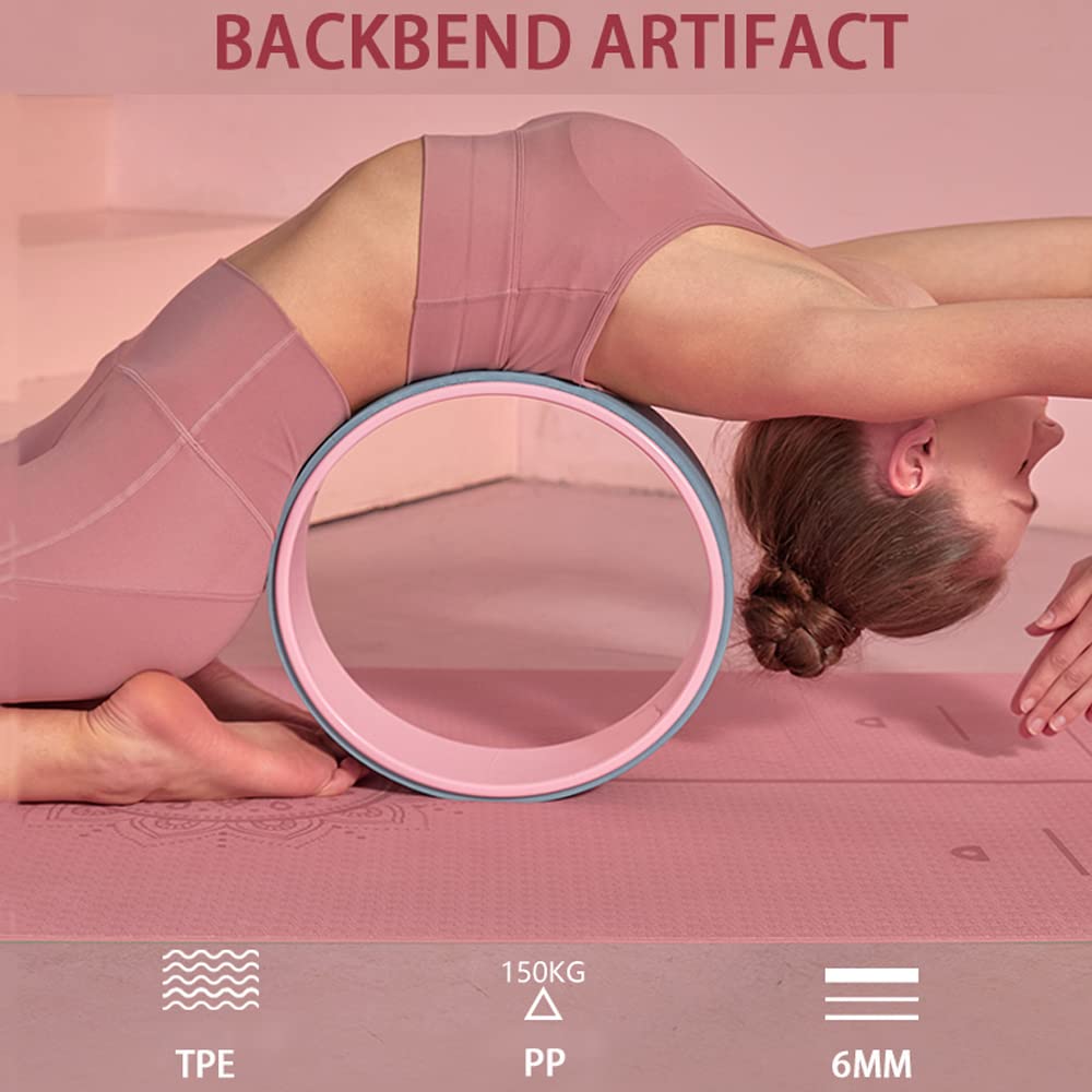 3D Point Massaggio Yoga Roller Pilates Ruota Indietro Esercizio Strumento Perdita di Peso Vita Accessori per Il Fitness