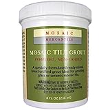 Mosaic Mercantile Premix Grout, 8-Ounce, White