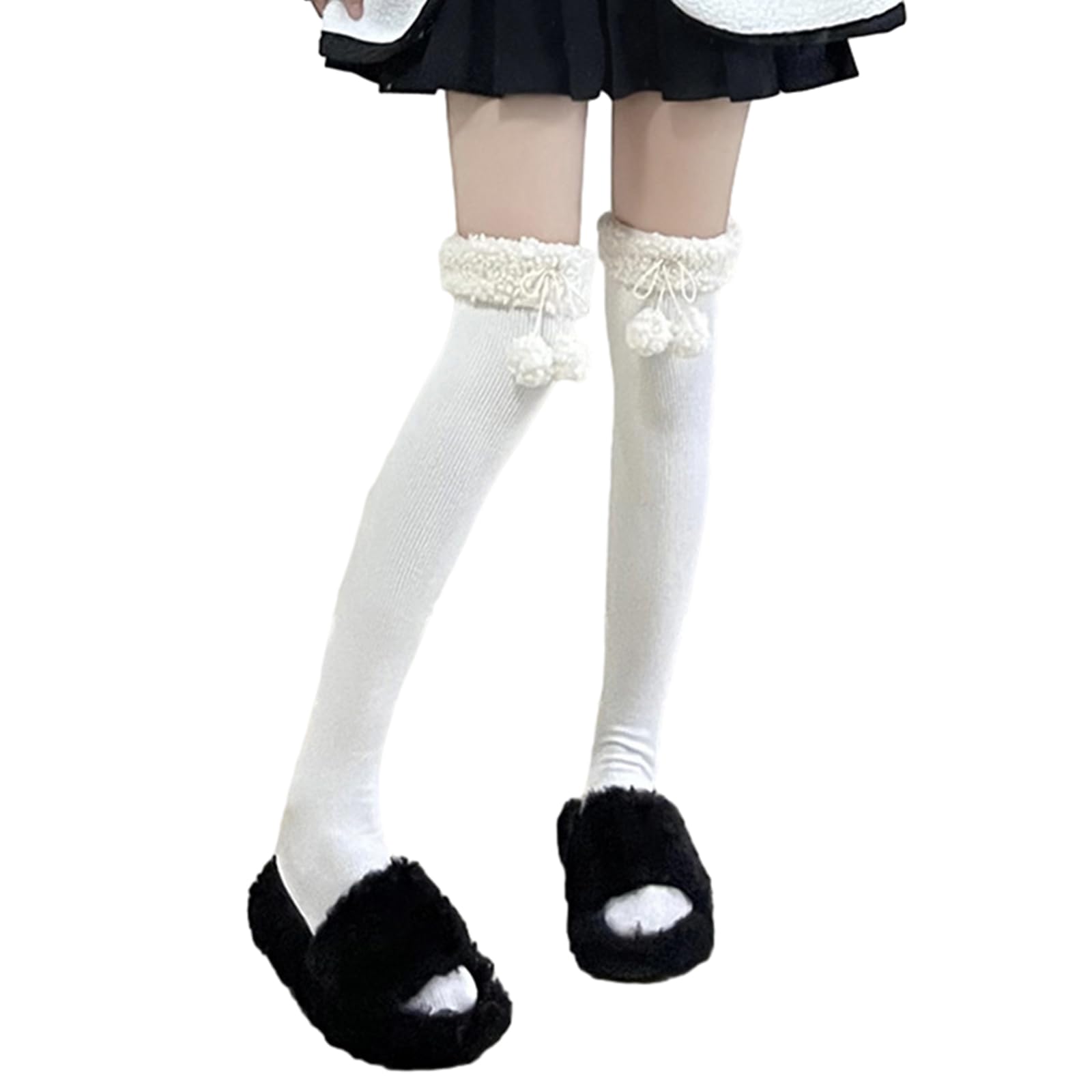 Calcetines de vestir de algodón de princesa para sesiones cosplay 8