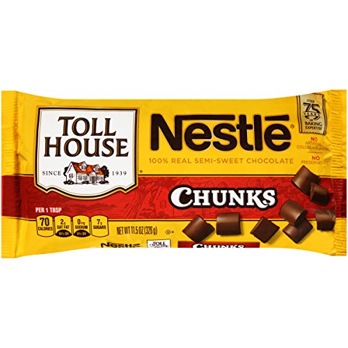 Nestle Toll House Semi Sweet Chocolate Chunk Morsels, 11.5 Ounce
