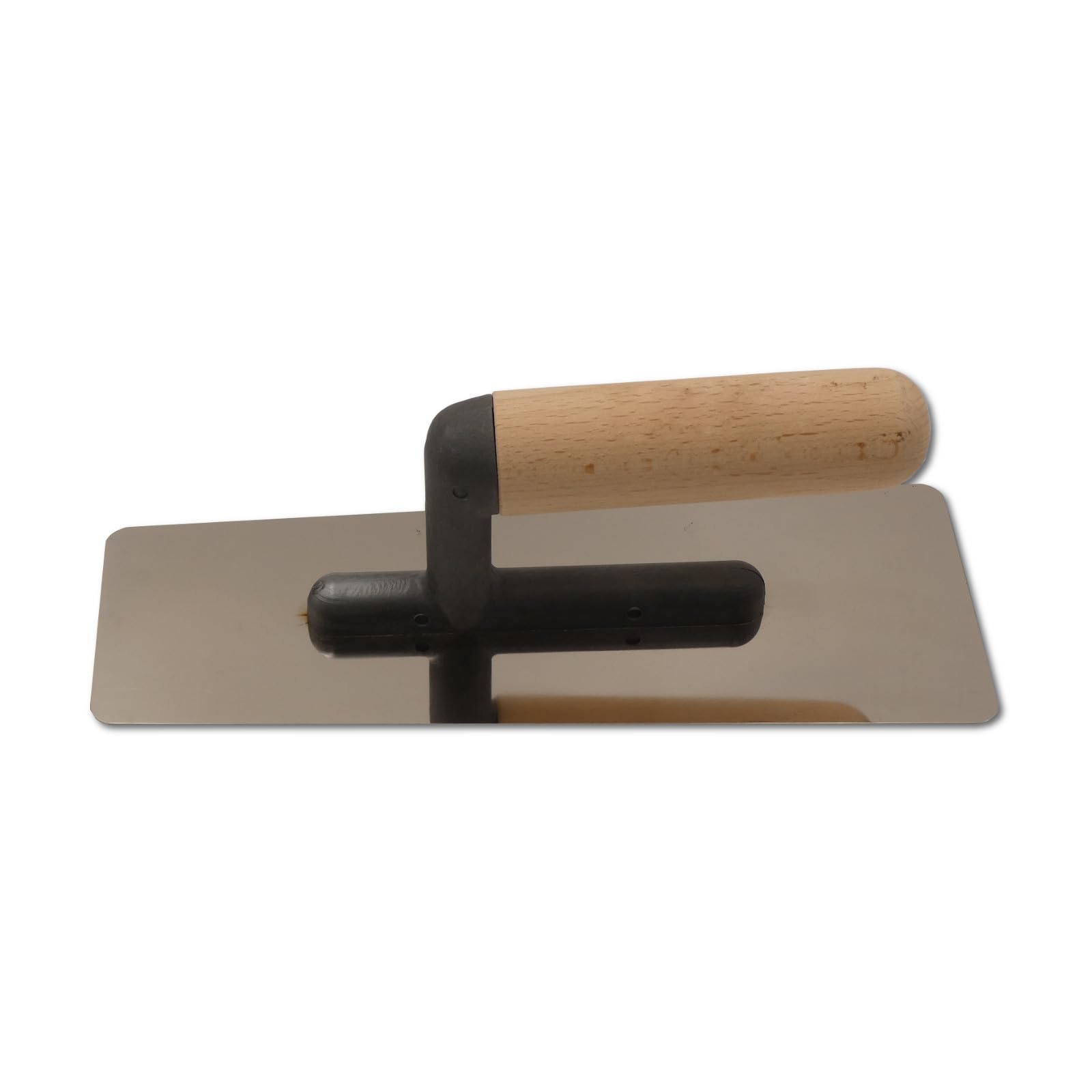 DEWEPRO® Venezianische Glanzputz Glättekelle - Stucco Kelle - Venezianer - trapezförmig - 240x95/75mm - Edelstahlblatt mit abgerundten, geschliffenen und polierten Kanten - Glättkelle