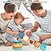 Toylfort Montessori Busy Board for Toddlers 1-3, 7-in-1 Sensory Activity Busy Cube Travel Toy for Airplane, Fine Motor Skills Learning Toy, Gifts for 1 Year Old Boy Girl