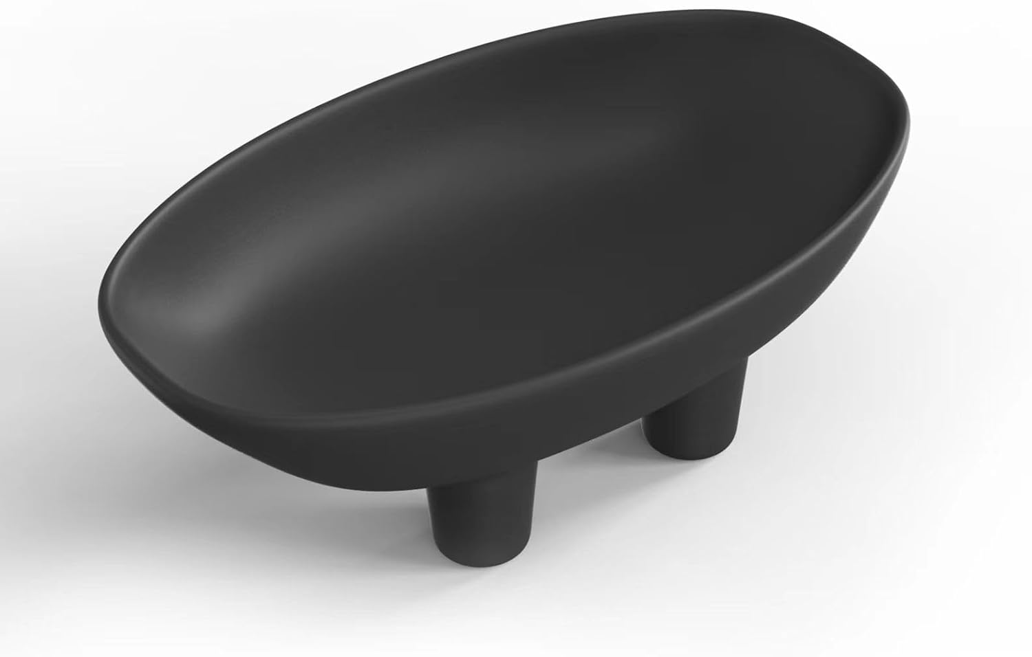 TMYIOYC Fruit Bowl for Kitchen Counter, Black Decorative