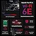 SYONCON WiFi 6E AXE5400 PCIe WiFi Card Intel AX210 Chipset with Bluetooth 5.3 Adapter Tri-Band 2.4G/5G/6GHz 5374Mbps PCI Express Wireless Network Card for Desktop PC Windows 10/11 (Black)