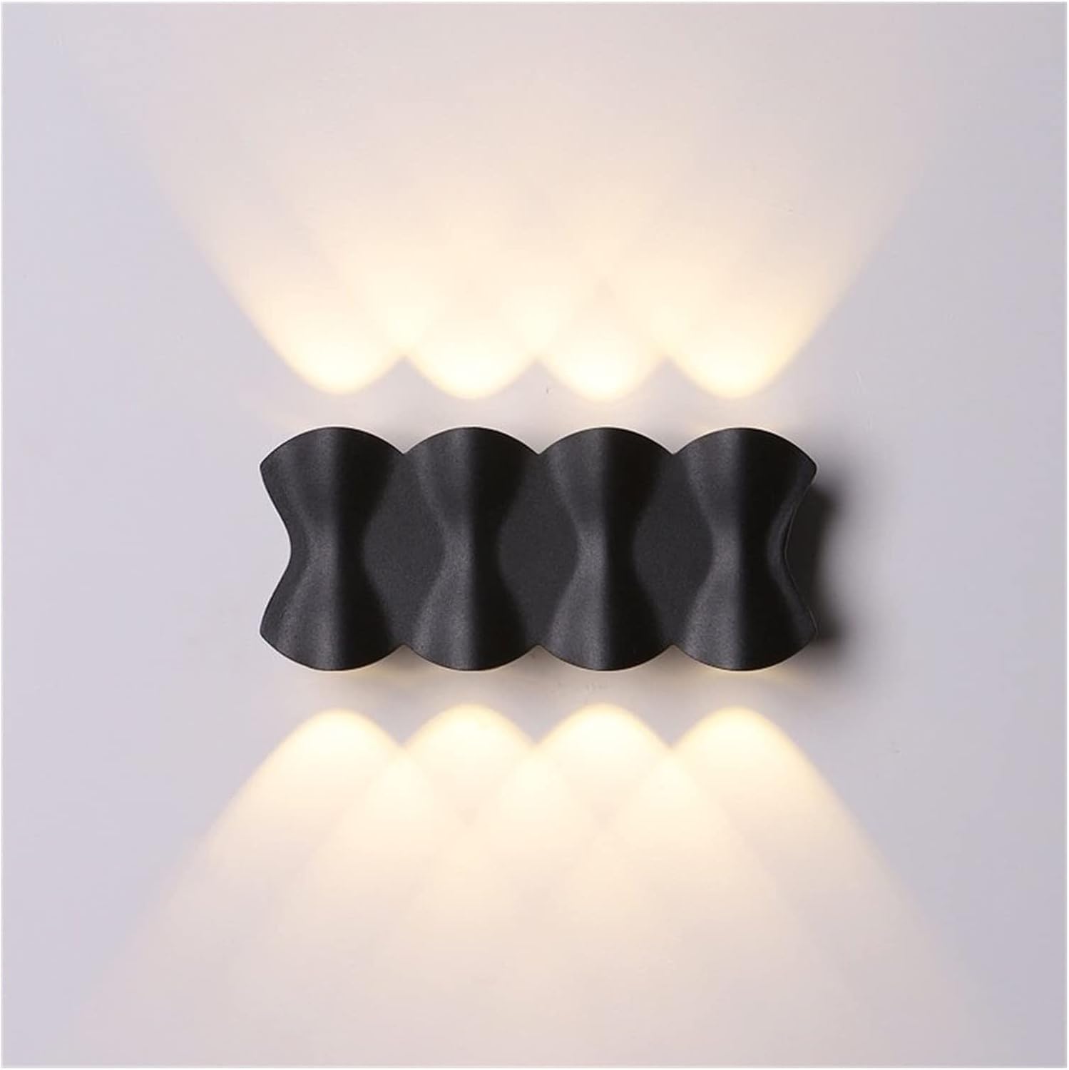 SMCCYYSD Waterproof Outdoor Wall Lamp - Double LED Courtyard Lighting for Corridor, Staircase & Exterior Door Stylish Chandelier Design