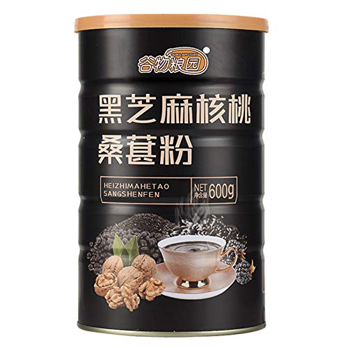 Black sesame, walnut, mulberry powder, black sesame paste, black soybean powder, black rice breakfast powder instead of meal powderè°·ç‰©ç²®å›­é»‘èŠéº»æ ¸æ¡ƒæ¡‘è‘šç²‰é»‘èŠéº»ç³Šé»‘è±†ç²‰é»‘ç±³æ—©é¤ç²‰ä»£é¤ç²‰æ·»ç„¶æƒ…
