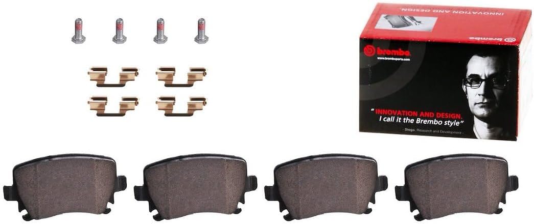 Brembo P85069N Premium Ceramic Front Disc Brake Pad Set PORSCHE/VW OE# 7L0698151S