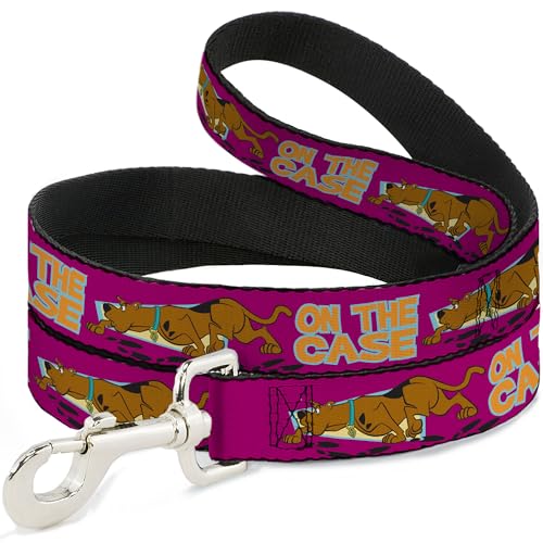 Laisse pour chien Scooby Doo rose 1,8m nylon résistant pour balade - 2