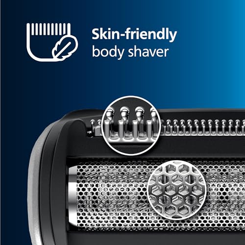 Image of Philips Bodygroom 7000 Series, Showerproof Groin and Body Trimmer for Men, Precise Body Grooming, Adjustable Comb, Safe Even Below The Belt, 80 Min. Runtime, Model BG7040 /42 (Pack of 4)