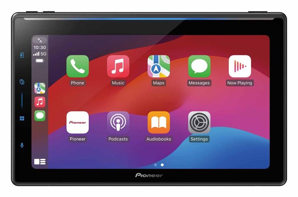 Pioneer SPH-​EVO107DAB-​UNI - media center e sistema navigazione 1-​DIN, pannello touch da 10,​1", con Wi-​Fi, Bluetooth, Apple CarPlay, Android Auto e DAB+, equalizzatore grafico a 13 bande
