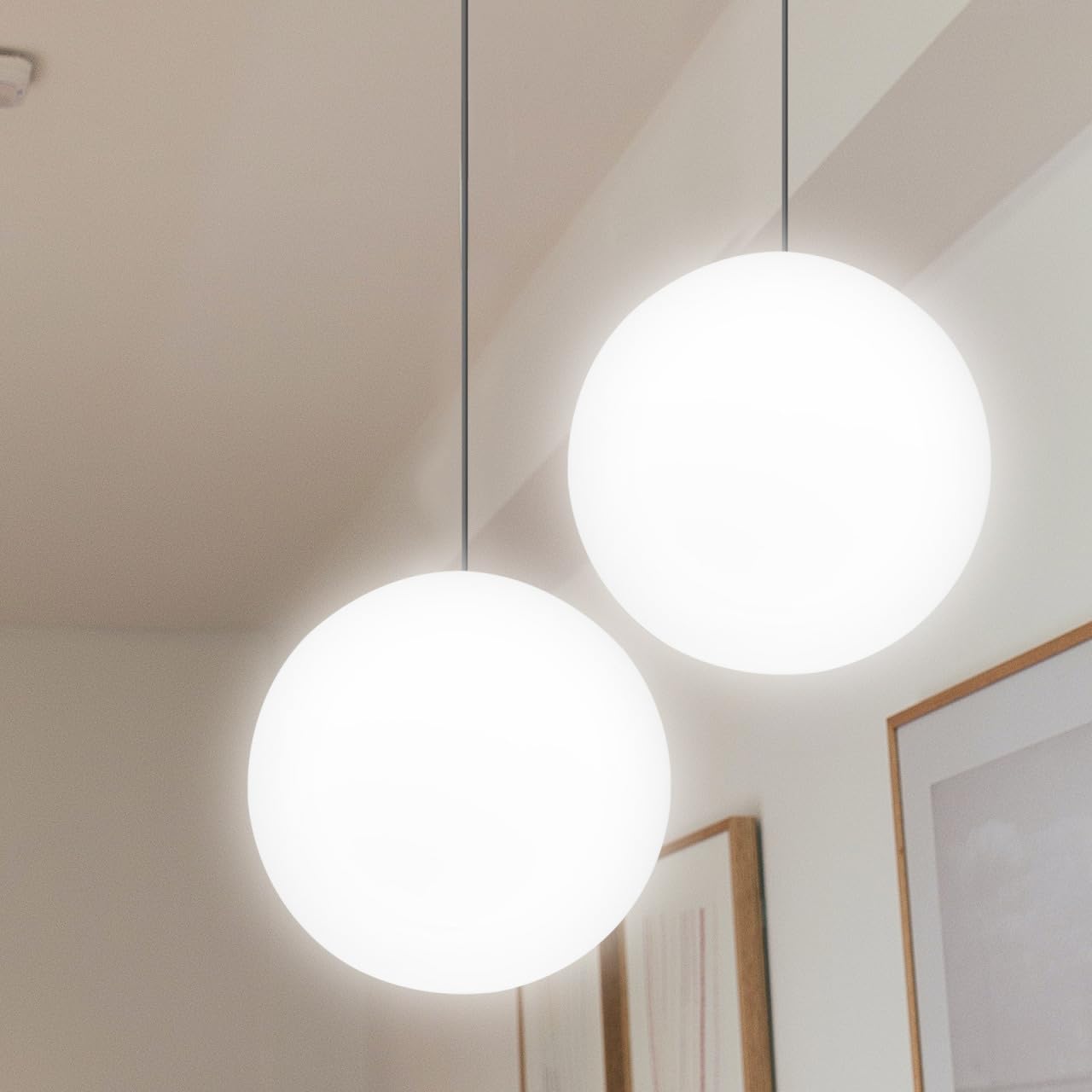 Angoily Abat-Jour De Rechange En Verre Givré Couvercle Lumineux Sphérique Pour Plafonnier Diffuseur De Lumière Rond 15.00 Cm Accessoire Pour Lampe Intérieur Chambre Et Salon