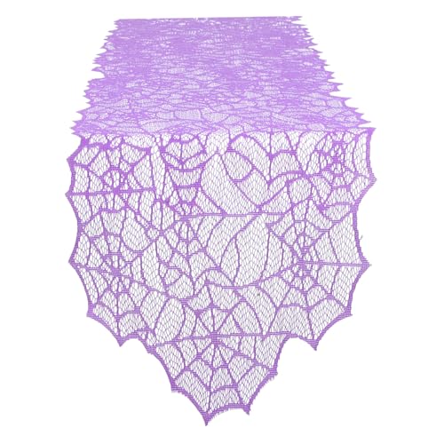 Bannière de table en dentelle Halloween Cabilock lot de 8 pièces