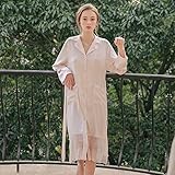 [Estilo]: bata de kimono de mujer de estilo medio / corto / largo, babydoll de satén, babydoll de encaje de satén, babydoll de malla de satén, utiliza tela de satén de seda de alta calidad y un estilo único, te sentirás como en casa cómodo cuando lo usas.