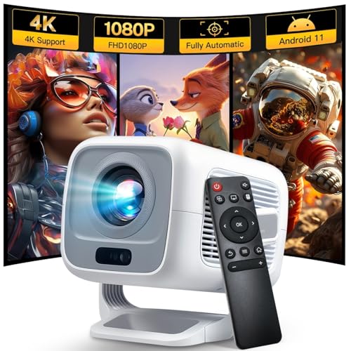 [Apps Intégrées | Native 4K FHD 1080P] 12000 Lumens Vidéoprojecteur avec WiFi 6 et Bluetooth 5.4...