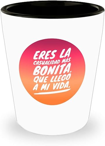 Regalo para novio  Tequila shot para novio  Regalo perfecto para san valentín, aniversario, Navidad y para enamorado  Vaso con afirmaciones positiv