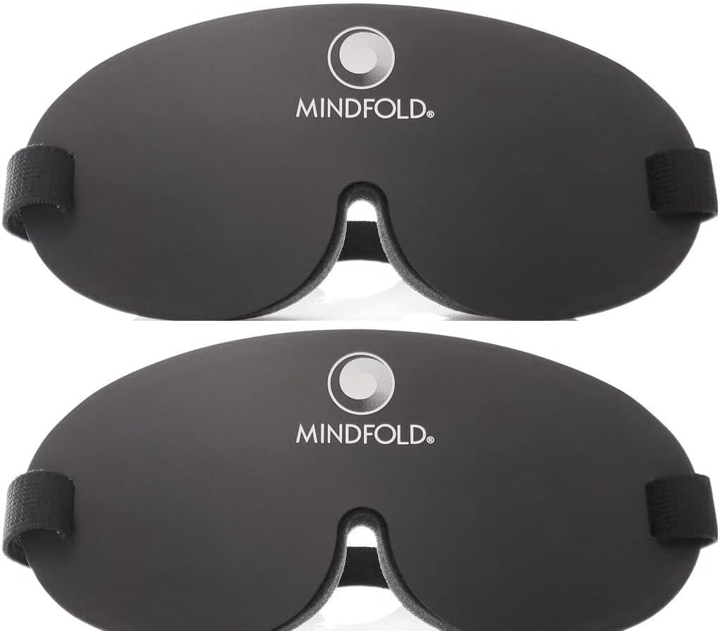 Generic Mindfold Relaxation and Blackout Sleeping Mask 2-Pack