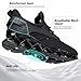 Men's Fashion Sneakers Slip on Walking Running Shoes Blade Tennis Casual Comfort Non Slip Work Sport Athletic Trainer All Black