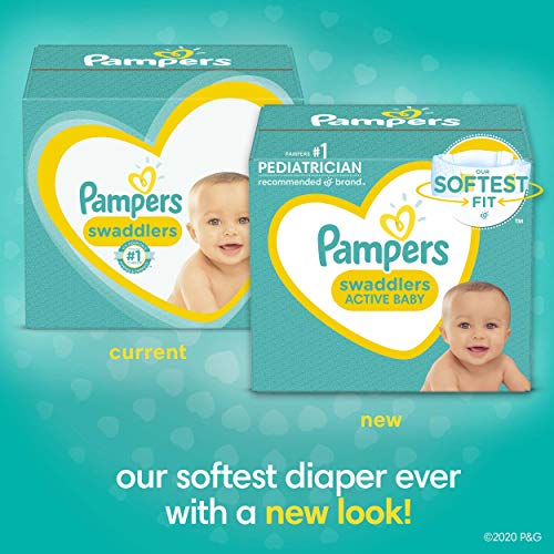 Pampers Swaddlers Newborn Diaper Size 1 96 Count - Image 3