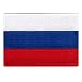 Russia Flag Embroidered Patch Russian Federation Iron-On National Emblem