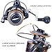 Sougayilang Carp Spinning Reel 5+1 Shielded Stainless Steel BB - Carbon Fiber Drag for Fishing Action Bait Feeder Standard Fishing Reel Runner for Freshwater(BDM4000