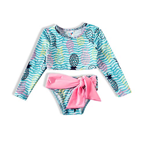 Biquíni Cropped Infantil Abacaxi - Proteção Solar - Tip Top (8)