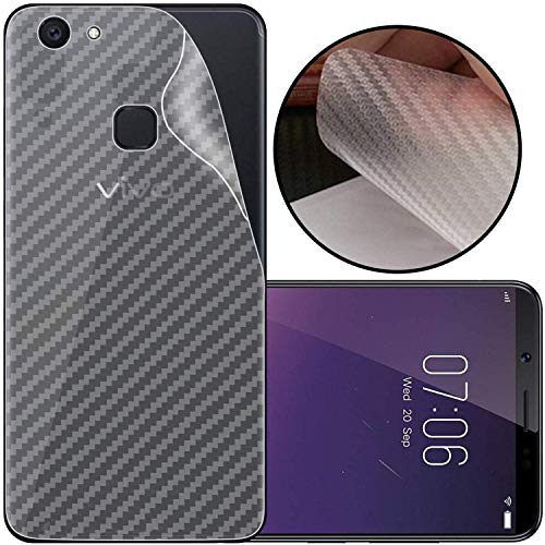 Image of Compatible with Vivo V7 Plus Back Screen Protective Film Carbon Fiber Skin Transparent Screen Guard Sticker