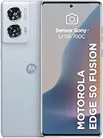 Smartphone Motorola Edge 50 Fusion 5G - 256GB 16GB (8GB RAM+8GB Ram Boost) 50MP Sony AI Camera IP68 NFC Blue Teal - Vegan Leather