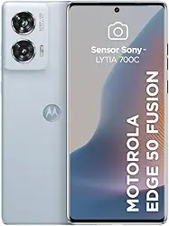 Smartphone Motorola Edge 50 Fusion 5G - 256GB 16GB (8GB RAM+8GB Ram Boost) 50MP Sony AI Camera IP68 NFC Blue Teal - Vegan Leather