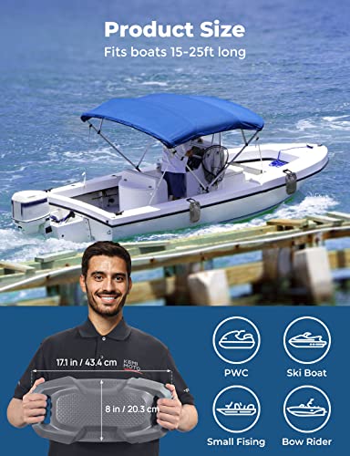 Image of KEMIMOTO Boat Fenders Boat Bumpers for Docking Upgraded Boat Fenders Bumpers, Fit for Bass Boat Jon Boat and Pontoon Boat