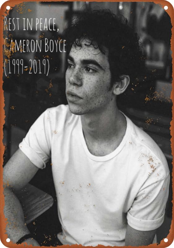 Cameron Boyce Vintage Metal Tin Sign Aluminum Signs Wall Art Home Decor Kitchen Poster Cafe Pub Plaque 8X12 Inch