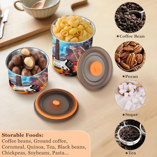 Envase hermético de acero inoxidable para café ATTX 500 ml miniatura 5