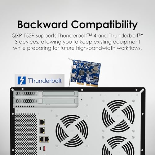 Image of QNAP Thunderbolt 5 Dual Ports Expansion Card, PCIe Gen4 x4 (QXP-T52P)