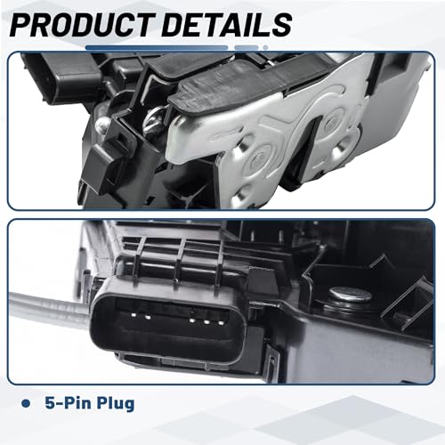 Image of KELOKE Door Latch Lock Actuator Compatible with Hyundai Tucson 2016 2017 2018 2019 2020, Rear Left Driver Side, Replace# 81410D3000, 81410-D3000